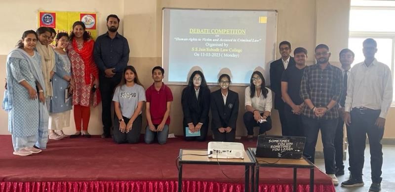 Debate Competition on "Human Rights to Victim and Accused in Criminal Law"